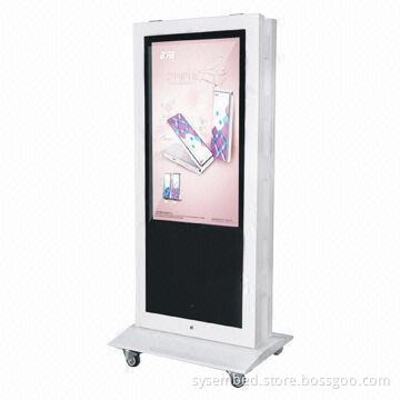 LCD digital signage, dual touchscreen
